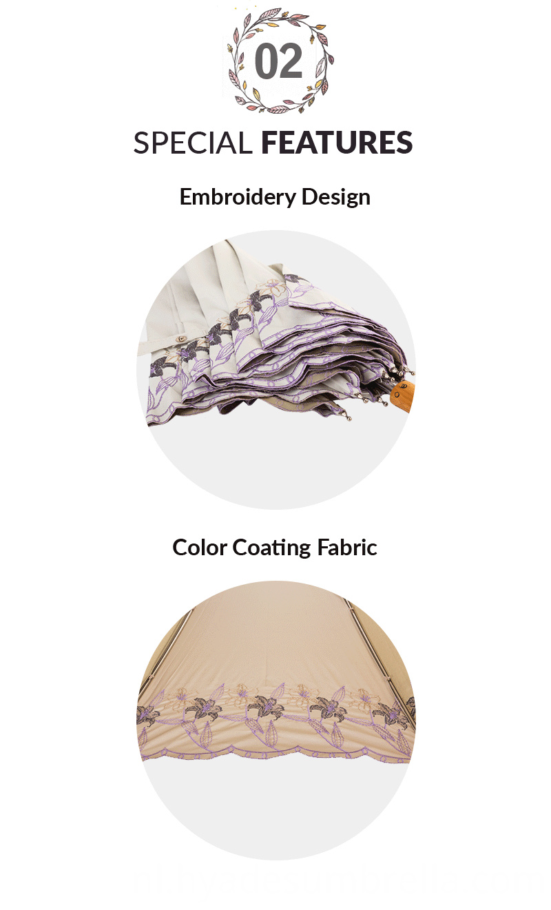 Borduren Dames S Straight Parasol Embroidery Women S Straight Parasol